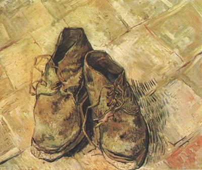 Vincent Van Gogh A Pair of Shoes (nn04) oil painting picture